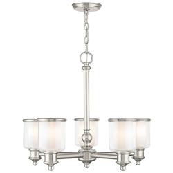 5 Light Brushed Nickel Chandelier
