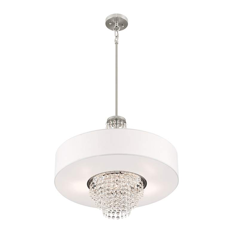 Image 5 5 Light Brushed Nickel Chandelier more views