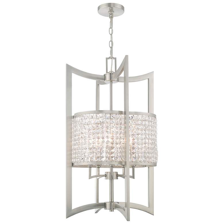 Image 2 5 Light Brushed Nickel Lantern