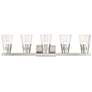 2_5 Light Brushed Nickel Large Vanity Sconce