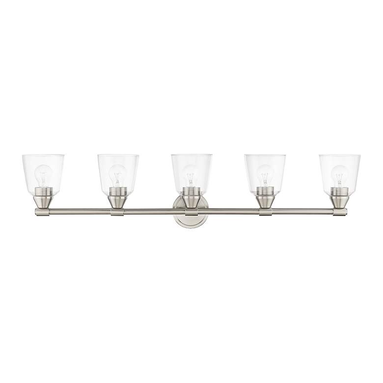 Image 4 5 Light Brushed Nickel Large Vanity Sconce more views