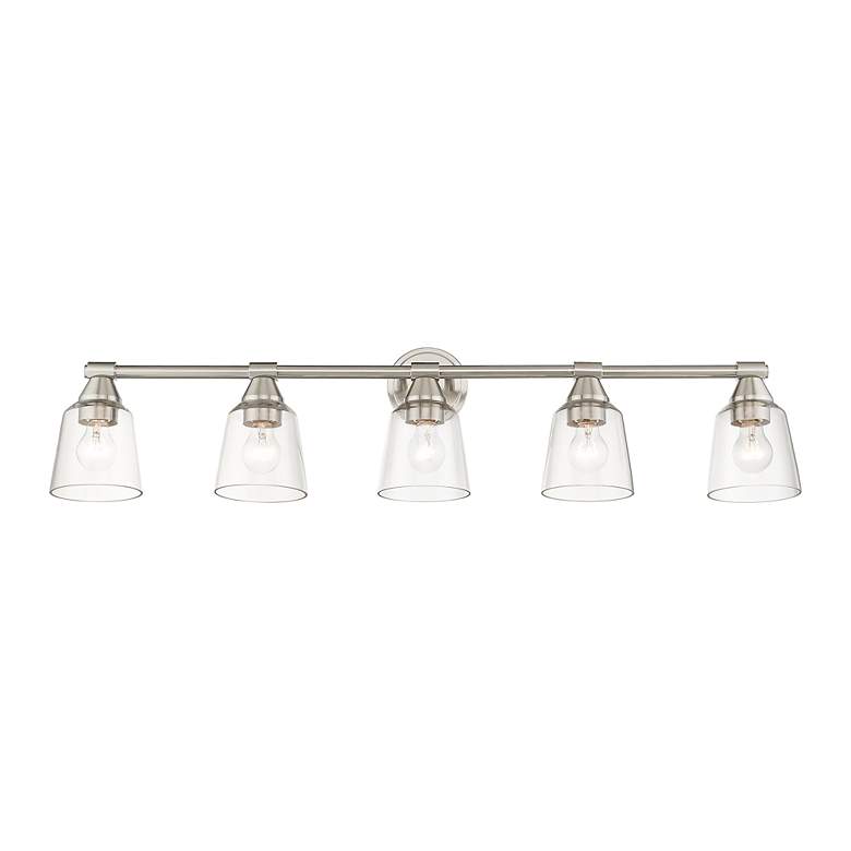 Image 5 5 Light Brushed Nickel Large Vanity Sconce more views