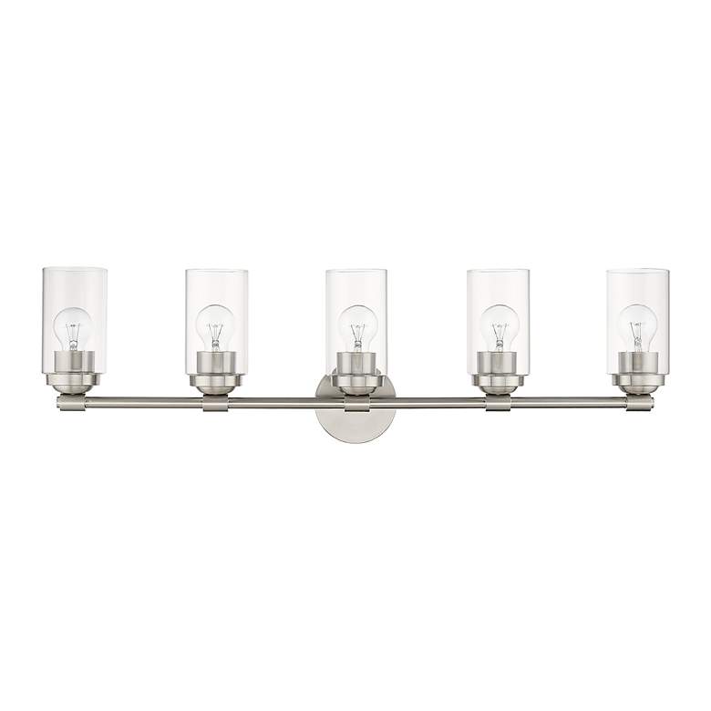 Image 3 5 Light Brushed Nickel Large Vanity Sconce more views