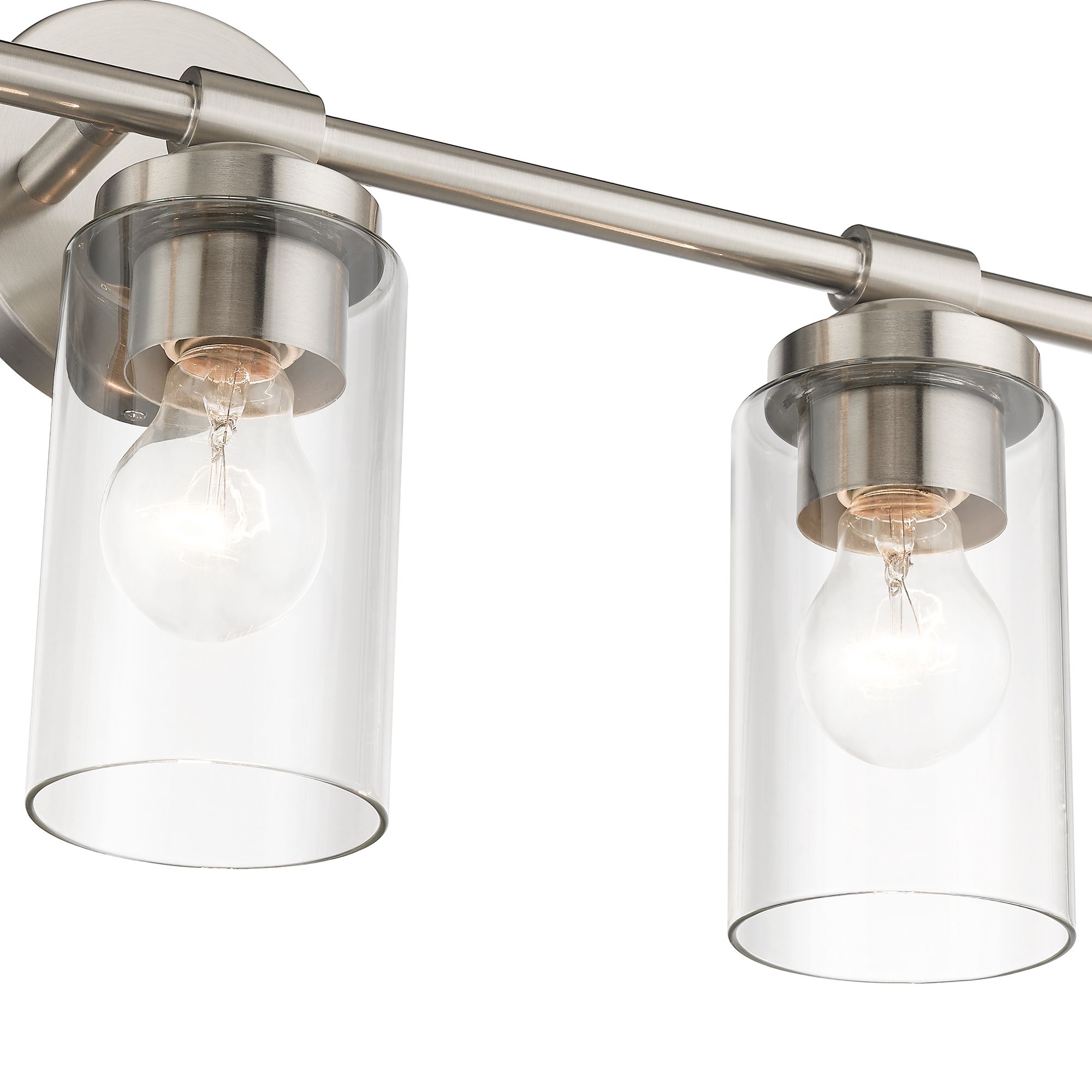 5 Light Brushed Nickel Large Vanity Sconce