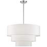 2_5 Light Brushed Nickel Medium Pendant Chandelier