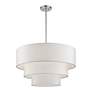 3_5 Light Brushed Nickel Medium Pendant Chandelier more views