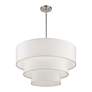 4_5 Light Brushed Nickel Medium Pendant Chandelier more views