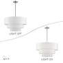7_5 Light Brushed Nickel Medium Pendant Chandelier more views