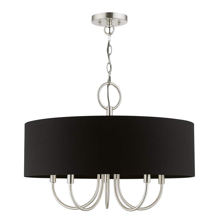 Image 1 5 Light Brushed Nickel Pendant