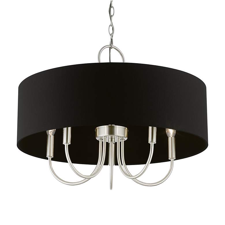 Image 3 5 Light Brushed Nickel Pendant more views