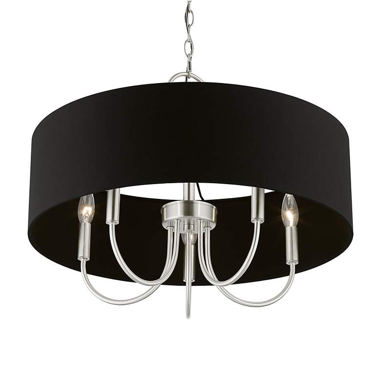 Image 5 5 Light Brushed Nickel Pendant more views