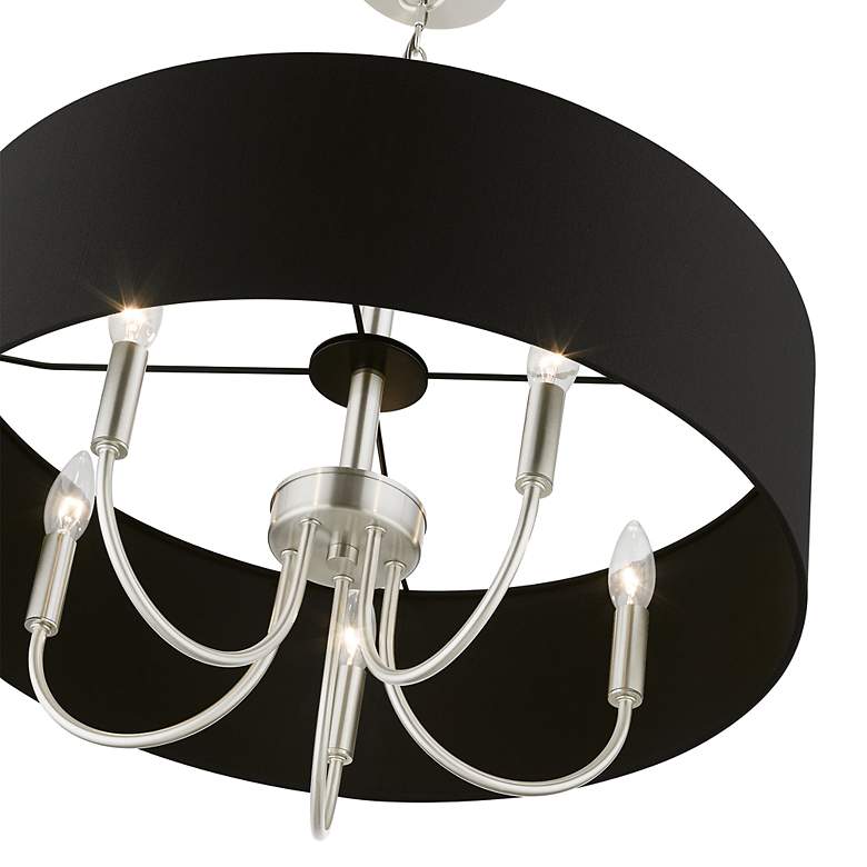 Image 6 5 Light Brushed Nickel Pendant more views