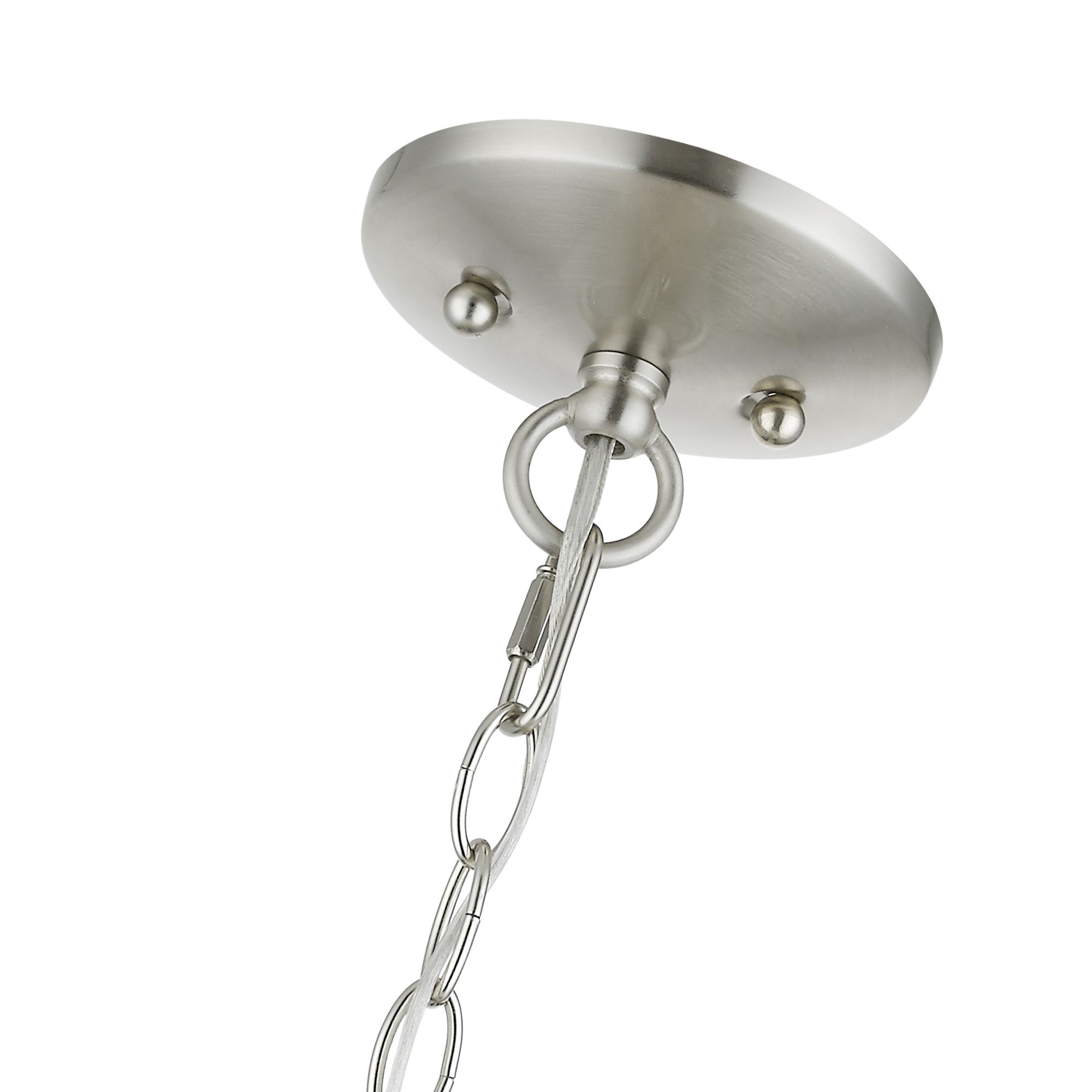 5 Light Brushed Nickel Pendant