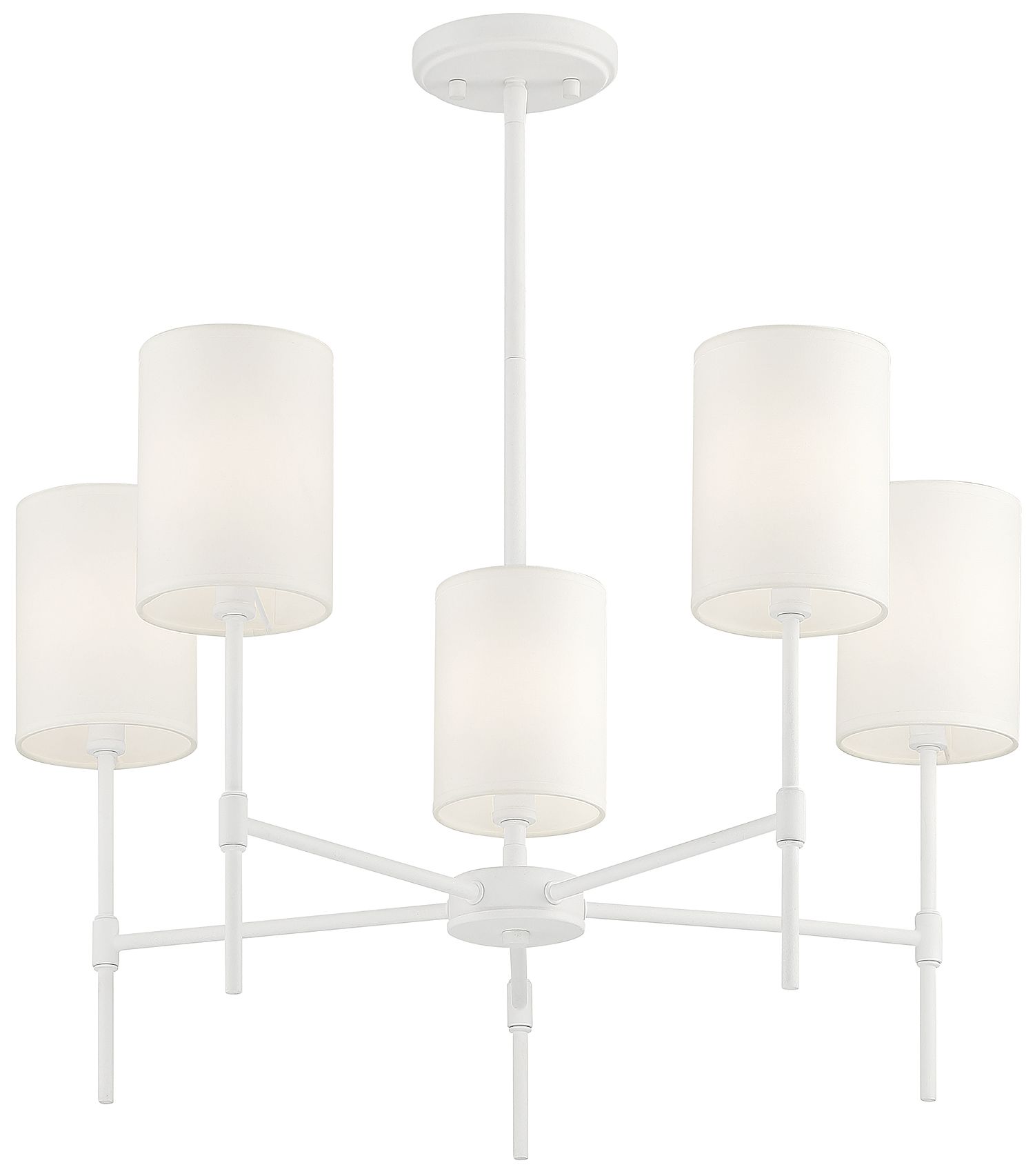 Image 4 5-Light Chandelier in Bisque White more views