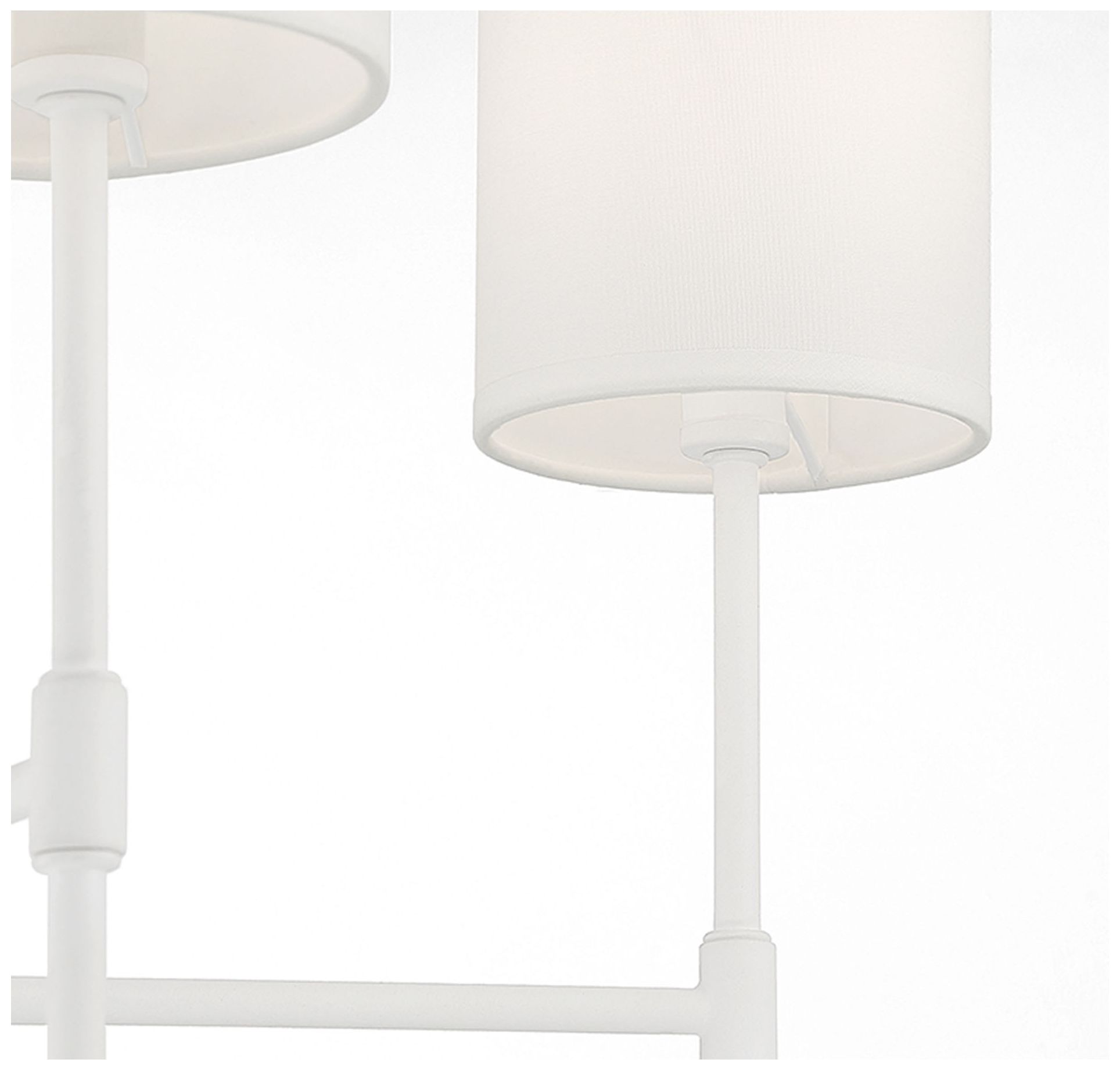 Image 6 5-Light Chandelier in Bisque White more views