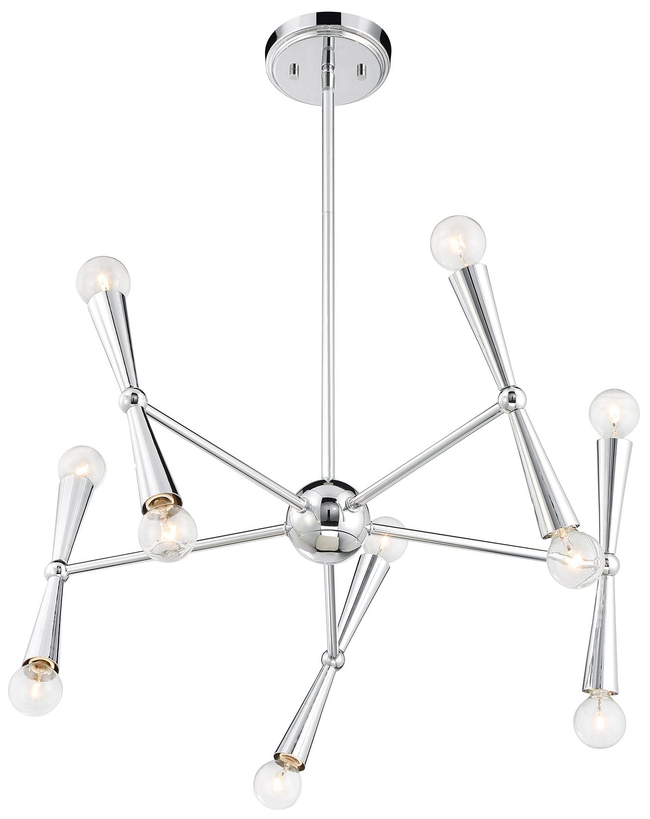 Image 3 5-Light Chandelier in Bisque White more views