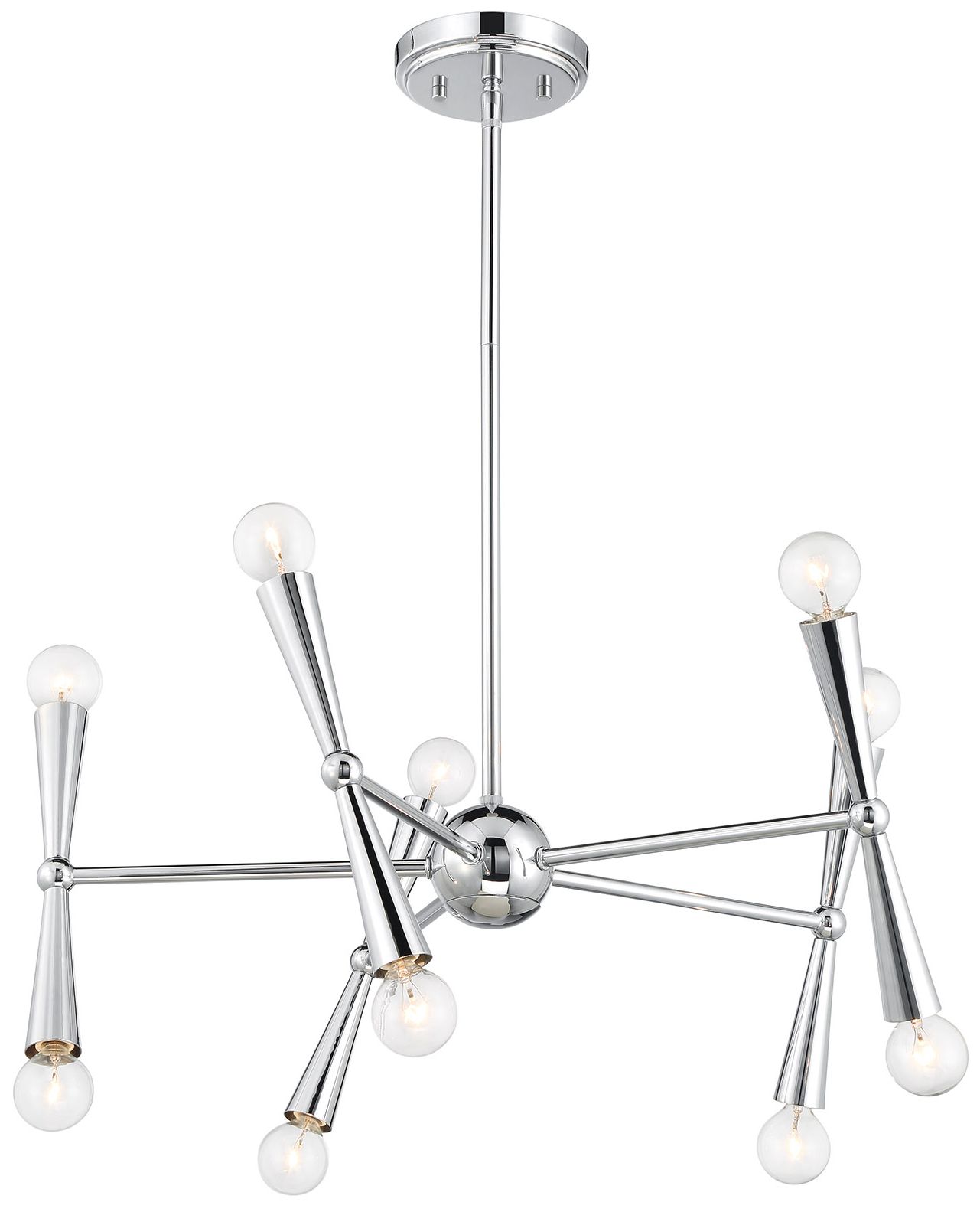 Image 4 5-Light Chandelier in Bisque White more views