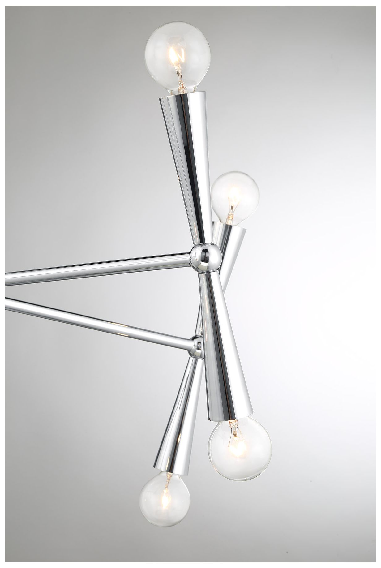 Image 5 5-Light Chandelier in Bisque White more views