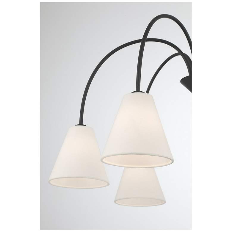 Image 6 5-Light Chandelier in Matte Black more views