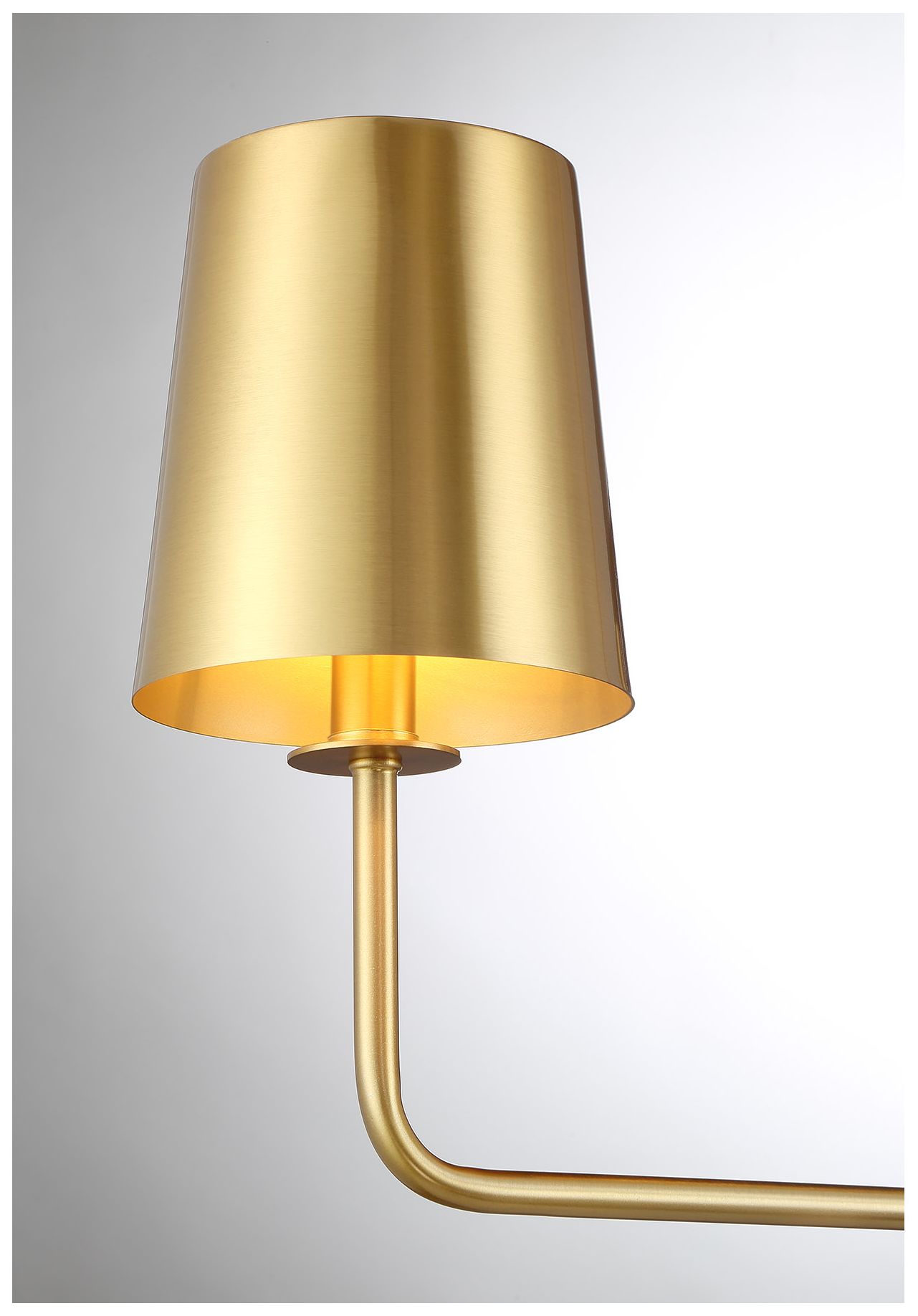 Image 7 5-Light Chandelier in Natural Brass more views