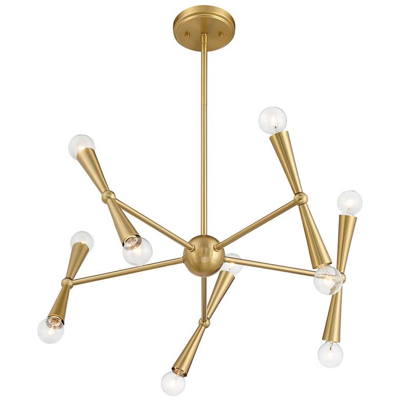 Image 3 5-Light Chandelier in Natural Brass more views