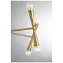 5_5-Light Chandelier in Natural Brass more views