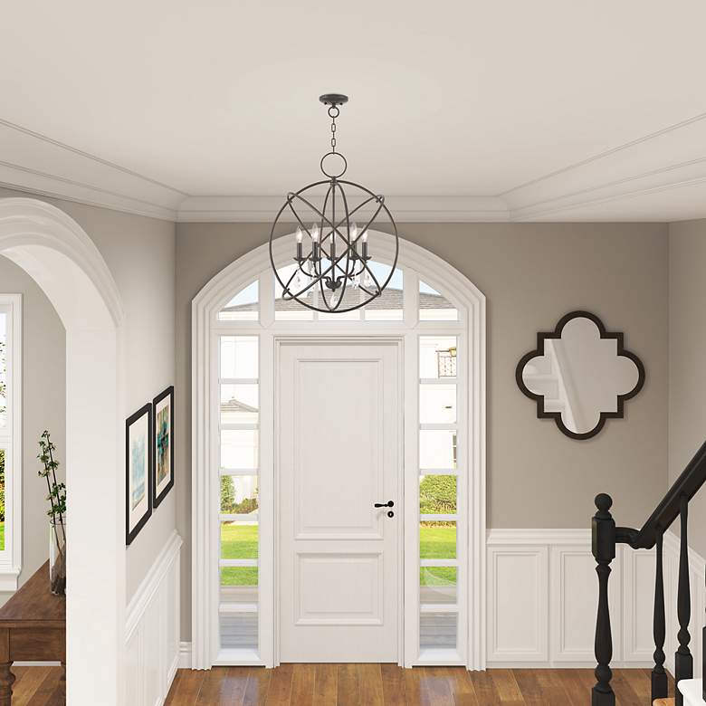 Image 4 5 Light English Bronze Chandelier more views