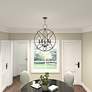 5 Light English Bronze Chandelier