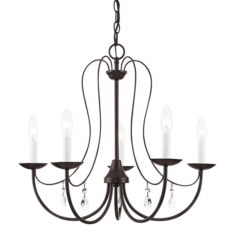 Image 3 5 Light English Bronze Chandelier
