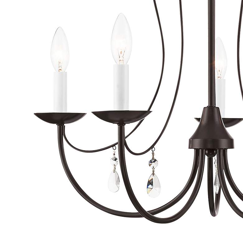 Image 4 5 Light English Bronze Chandelier more views
