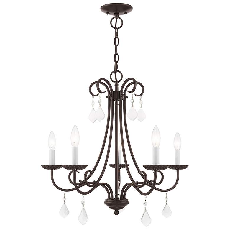 Image 2 5 Light English Bronze Chandelier