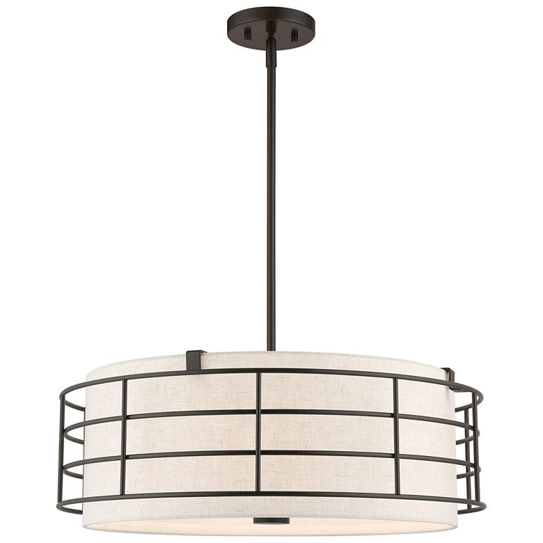 Image 1 5 Light English Bronze Pendant Chandelier