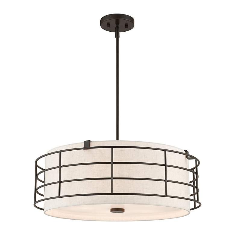 Image 4 5 Light English Bronze Pendant Chandelier more views