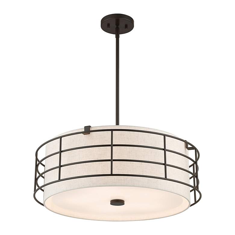 Image 5 5 Light English Bronze Pendant Chandelier more views