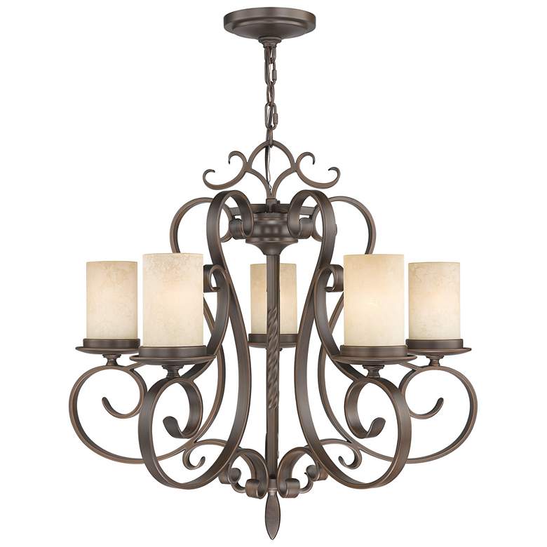 Image 1 5 Light Imperial Bronze Chandelier