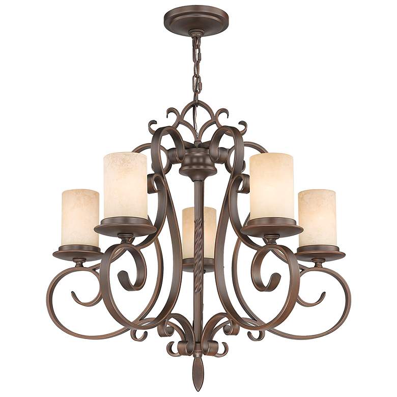 Image 4 5 Light Imperial Bronze Chandelier more views