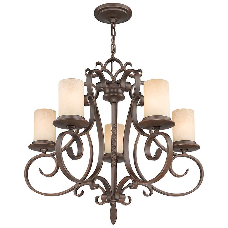 Image 5 5 Light Imperial Bronze Chandelier more views