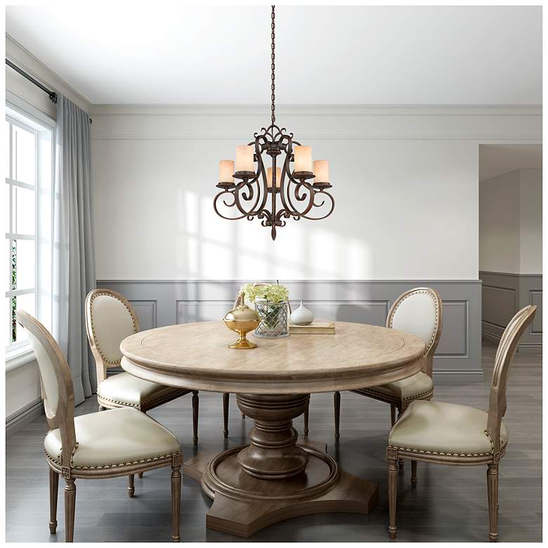 Image 6 5 Light Imperial Bronze Chandelier more views