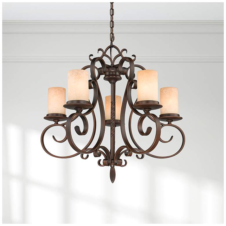 Image 7 5 Light Imperial Bronze Chandelier more views