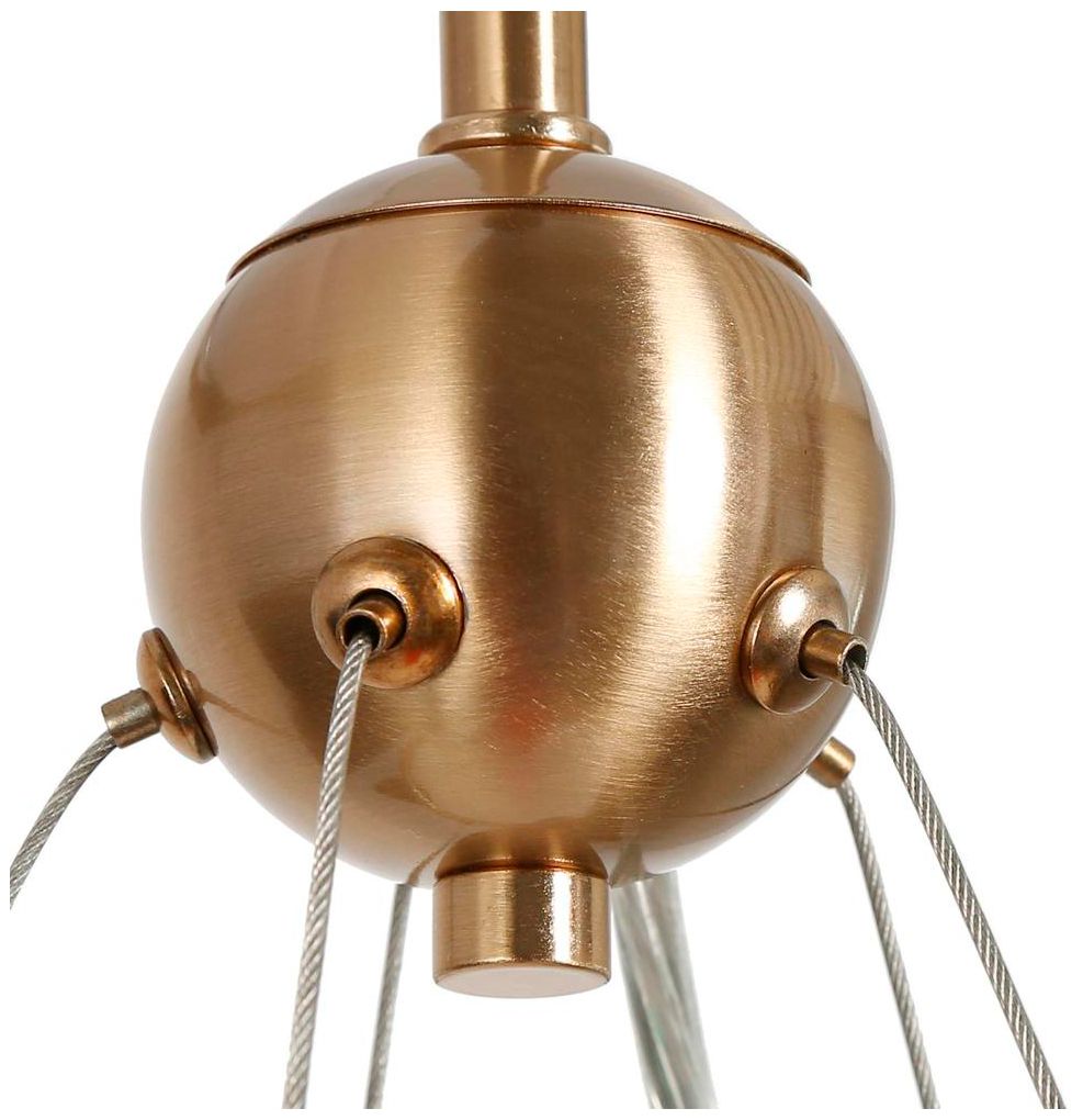 Image 4 5-Light Matte Black and Plating Brass Chandeliers more views