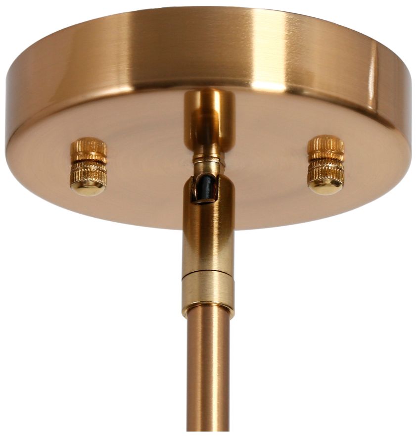 Image 4 5-Light Matte White and Plating Brass Chandeliers more views