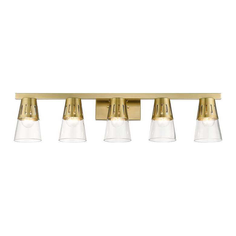 Image 5 5 Light Natural Brass Large Vanity Sconce more views