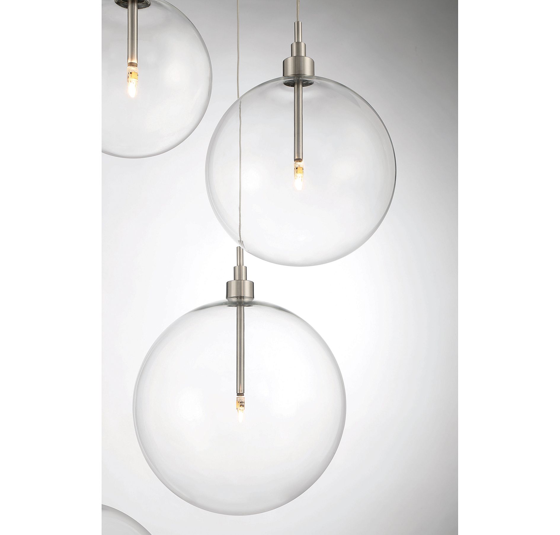 Image 5 5-Light Pendant in Brushed Nickel more views