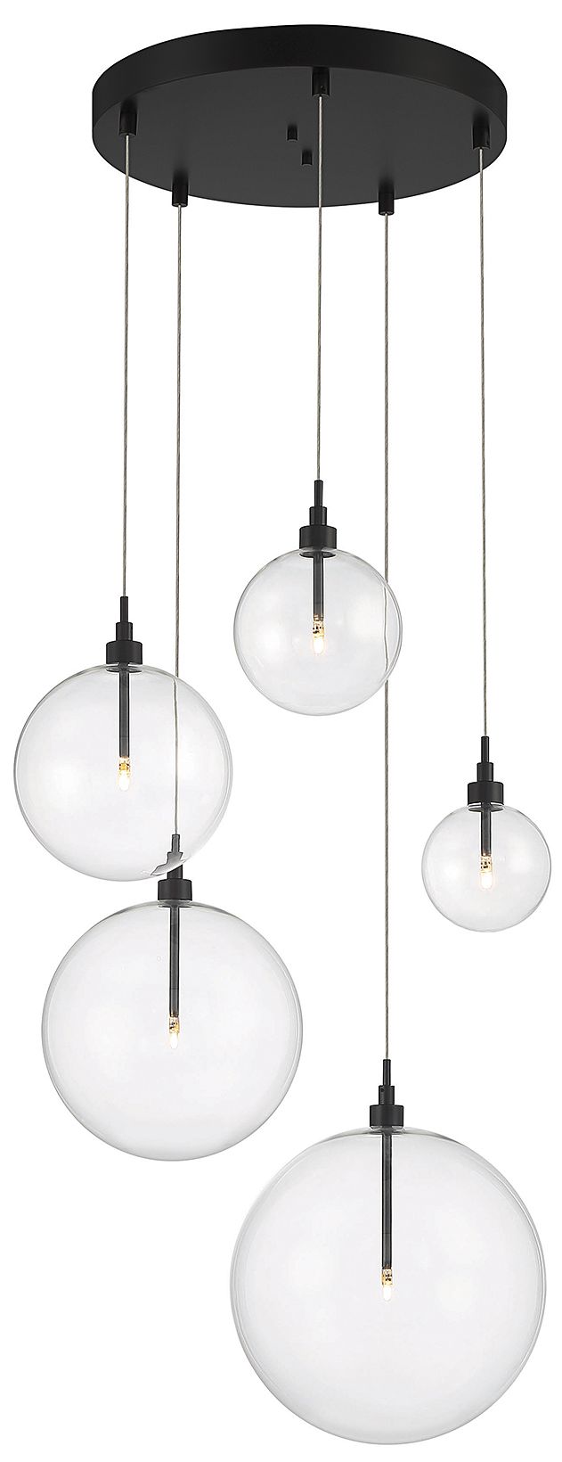 Image 5 5-Light Pendant in Oil Rubbed Bronze more views