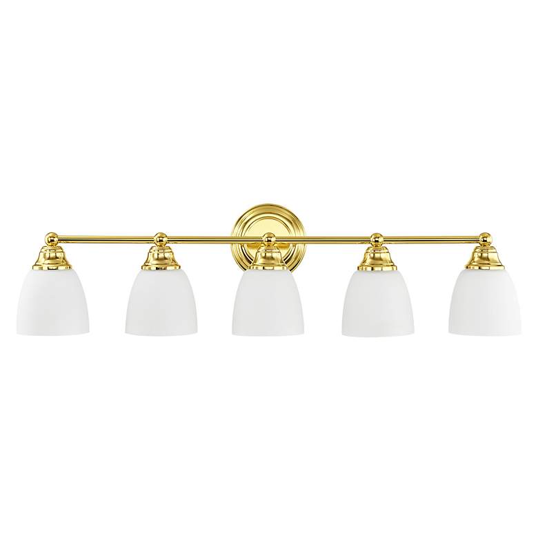 Image 3 5 Light Polished Brass Bath Vanity more views