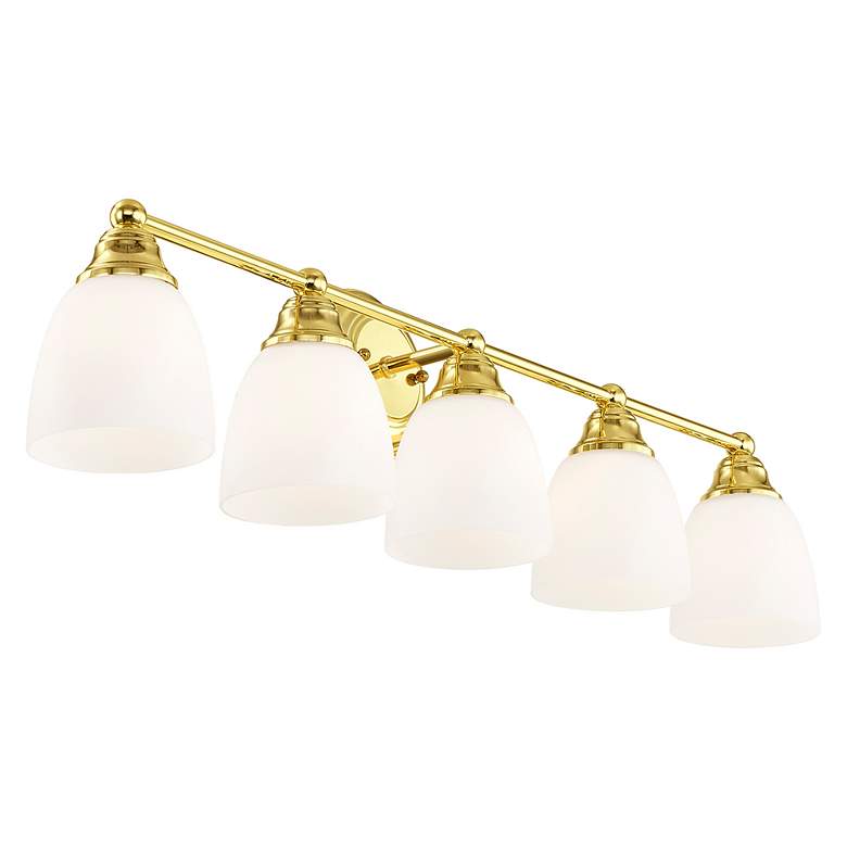 Image 6 5 Light Polished Brass Bath Vanity more views