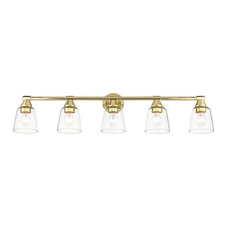 Image 5 5 Light Polished Brass Large Vanity Sconce more views