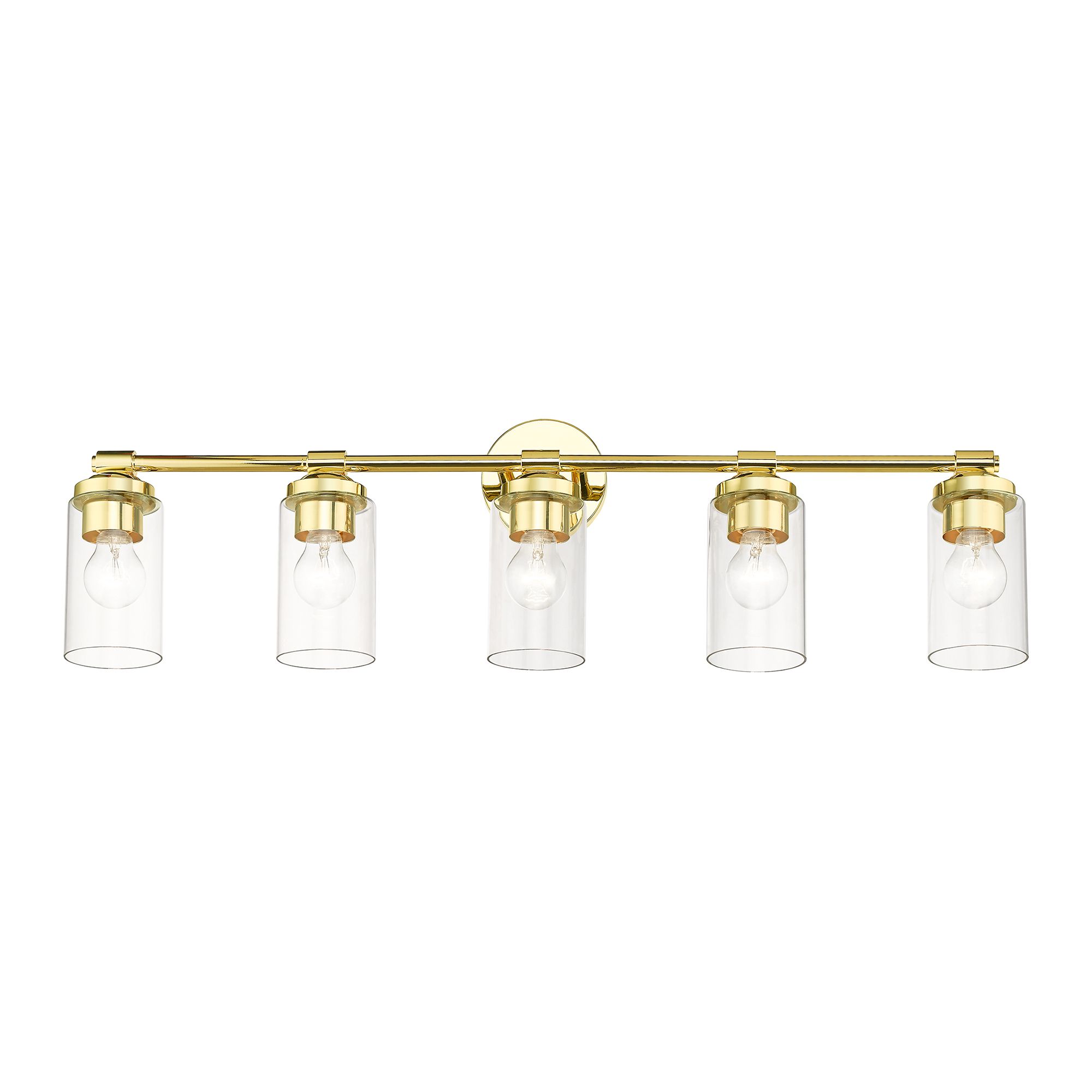 Image 5 5 Light Polished Brass Large Vanity Sconce more views