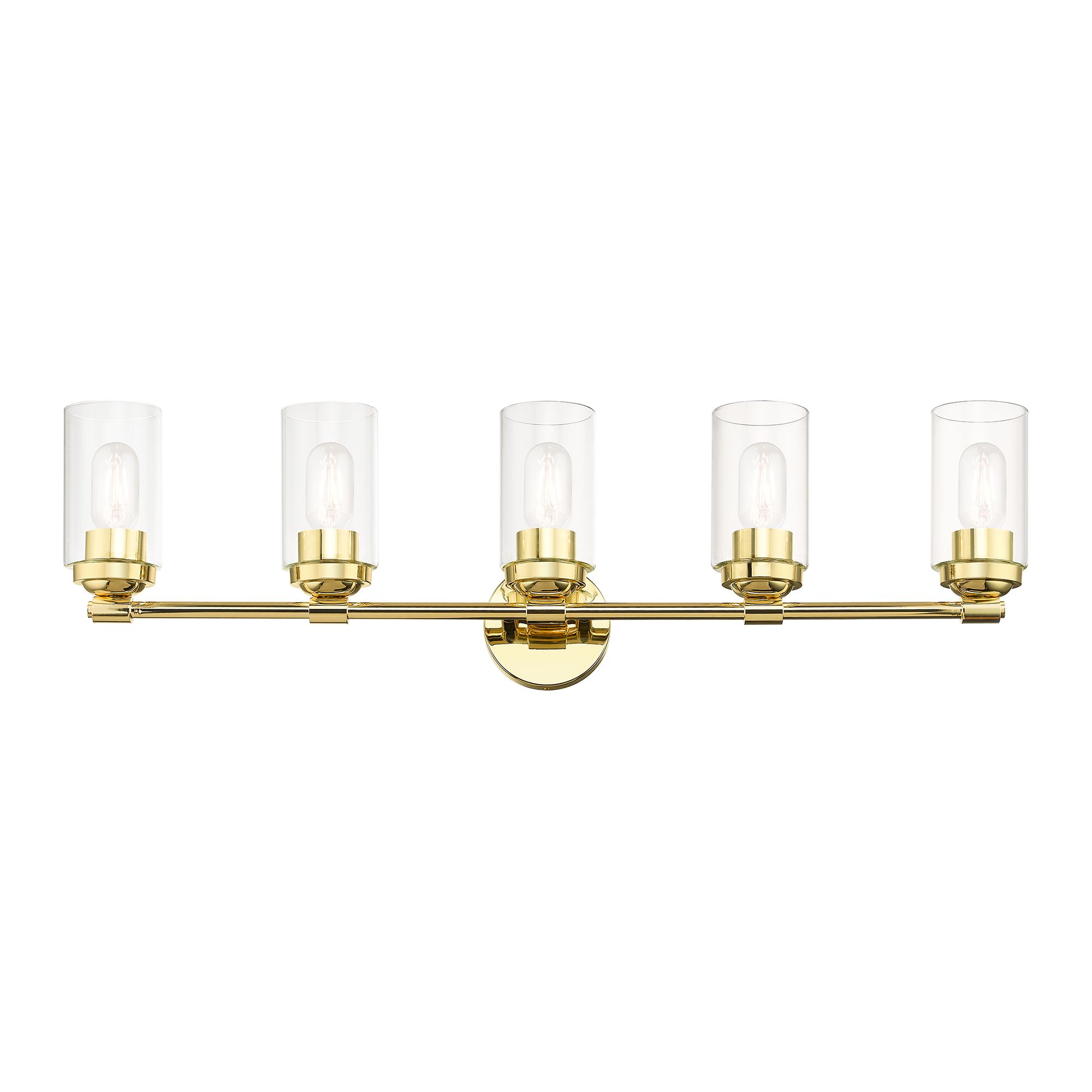 Image 6 5 Light Polished Brass Large Vanity Sconce more views