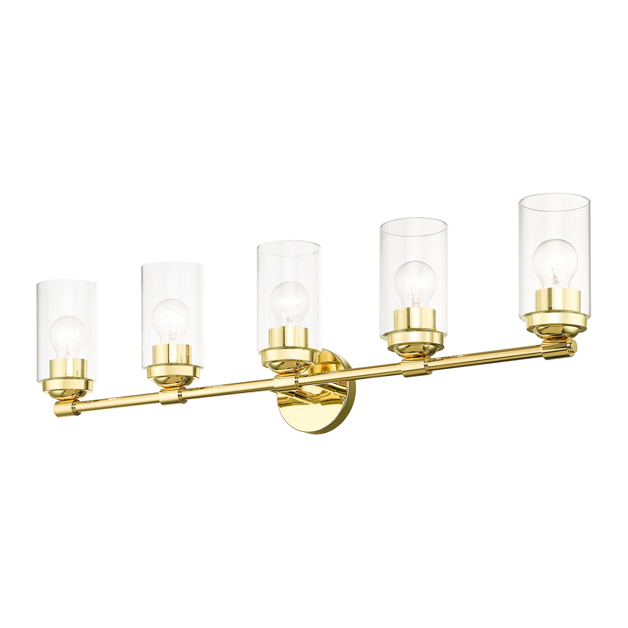 Image 7 5 Light Polished Brass Large Vanity Sconce more views